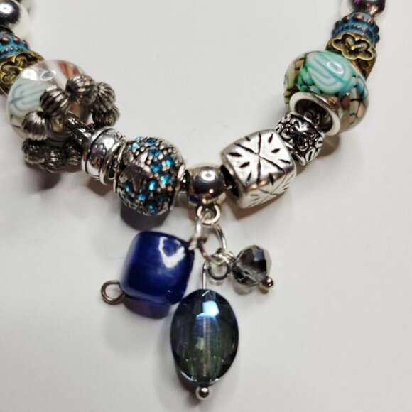 NWT Pandora Style Charm Bracelet – Premium Mix Glow In The Dark, Copper Nice M/L - Picture 6 of 6